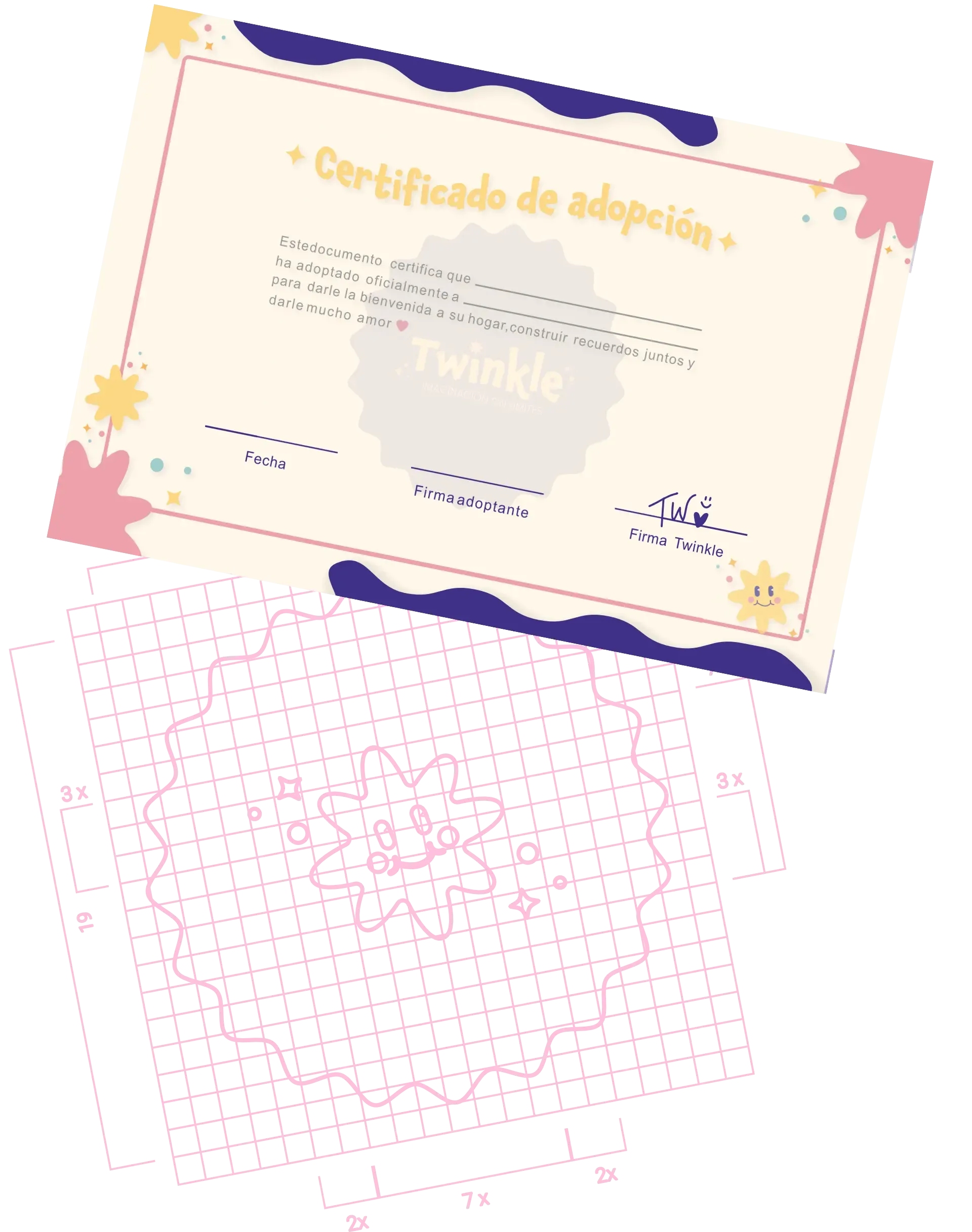 Diseño de logo y diploma